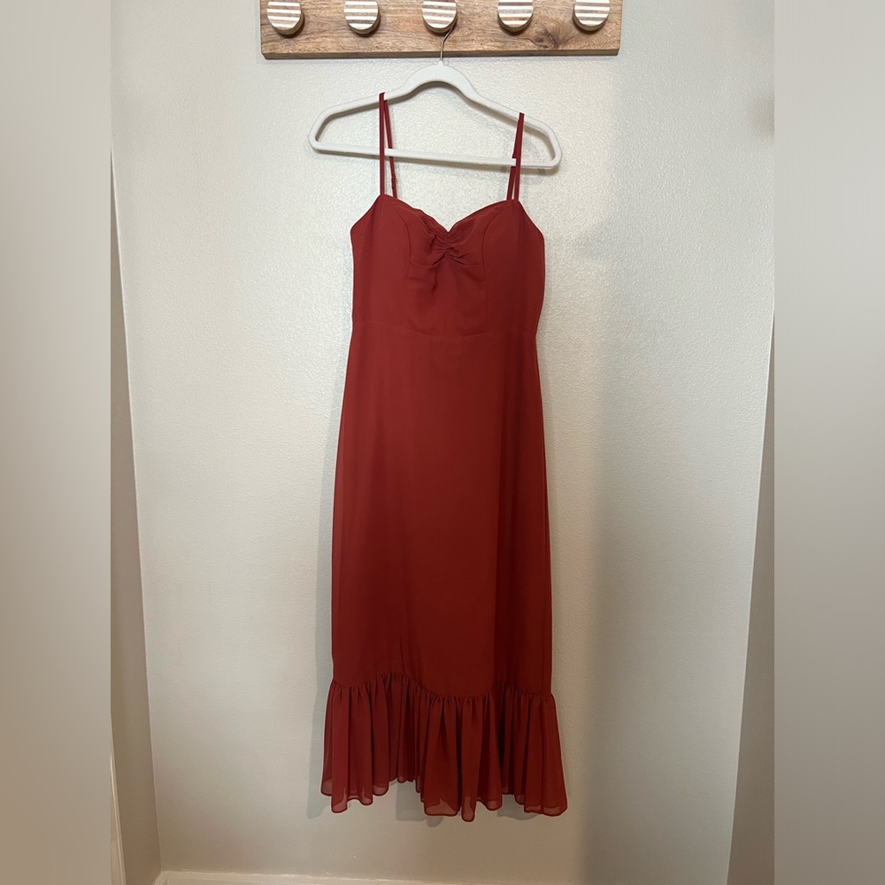 Wedding guest or Mother of the Bride/Groom Chic Tea-Length Dress by Azazie